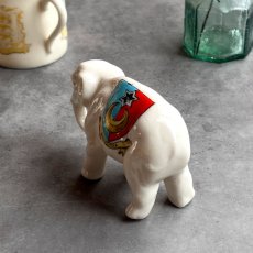 画像7: 英国 1920-1950年代 アンティーク 陶器 ゾウ 象 サウスシー SOUTHSEA クレストウェア CREST WARE (7)