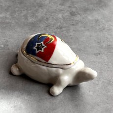 画像6: 英国 1920-1950年代 アンティーク 陶器 亀BOX 陶製ボックス サウスシー SOUTHSEA クレストウェア CREST WARE (6)