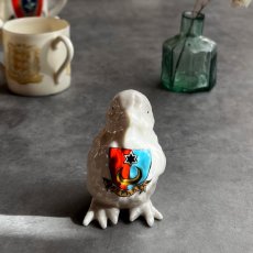 画像2: 英国 1920-1950年代 アンティーク 陶器 小鳥 サウスシー SOUTHSEA クレストウェア CREST WARE (2)