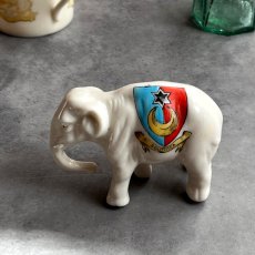 画像2: 英国 1920-1950年代 アンティーク 陶器 ゾウ 象 サウスシー SOUTHSEA クレストウェア CREST WARE (2)