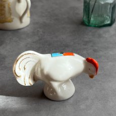 画像4: 英国 1920-1950年代 アンティーク 陶器 ニワトリ 鳥 サウスシー SOUTHSEA クレストウェア CREST WARE (4)
