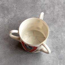 画像8: 英国 1920-1950年代 アンティーク 陶器 3ハンドルカップ W.H.GOSS  紋章 クレストウェア CREST WARE (8)