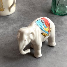 画像3: 英国 1920-1950年代 アンティーク 陶器 ゾウ 象 サウスシー SOUTHSEA クレストウェア CREST WARE (3)