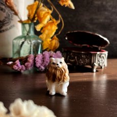 画像1: アメリカ ヴィンテージ 陶製親猫フィギュア オキュパイドジャパン MADE IN JAPAN (1)
