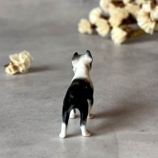 画像5: イギリス 小さな小さなボストンテリア犬 陶製フィギュリン ヴィンテージオーナメント 愛犬雑貨 (5)