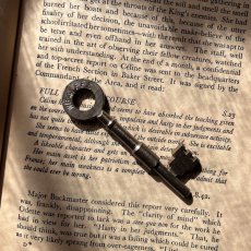 画像3: イギリス アンティーク ドアキー GIBBONS製 古い鍵 ラッキーアイテム 刻印WB4/FF3 約7.9cm  (3)