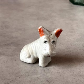 イギリス 1950年代 ヴィンテージ陶器 フォックス・テリア 犬置物