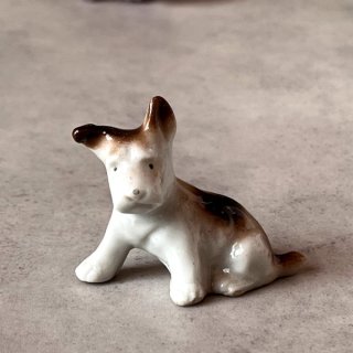 イギリス 1950年代 ヴィンテージ陶器 フォックス・テリア 犬置物