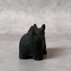 画像6: アメリカ ブラックスコティッシュテリア犬 黒い犬 木製 WOOD ミニチュアハウス DOG 犬雑貨 (6)