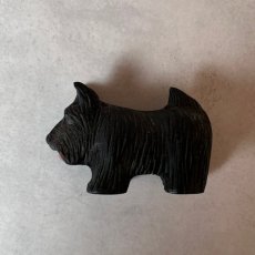 画像7: アメリカ ブラックスコティッシュテリア犬 黒い犬 木製 WOOD ミニチュアハウス DOG 犬雑貨 (7)
