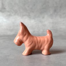 画像5: アメリカ ペールオレンジ スコティッシュテリア犬 陶製ミニチュア置物 DOG 犬雑貨 (5)