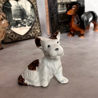 置物 動物 可愛い 犬の置物 シュナウザー リアル ティーカップ