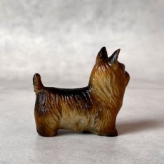 画像5: アメリカ ヨークシャーテリア犬 硬質プラスチック ミニチュア置物 DOG 犬雑貨 (5)