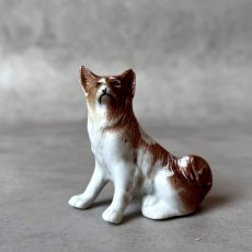 画像2: アメリカ 1950-1970年代 スピッツ犬 GERMANY 787 ドイツ製 小さな陶製ミニチュア犬置物 Spitz Dog Figurine Porcelain Ceramic Figure (2)