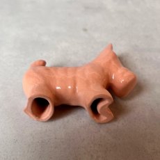 画像9: アメリカ ペールオレンジ スコティッシュテリア犬 陶製ミニチュア置物 DOG 犬雑貨 (9)