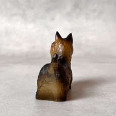画像6: アメリカ ヨークシャーテリア犬 硬質プラスチック ミニチュア置物 DOG 犬雑貨 (6)