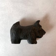 画像8: アメリカ ブラックスコティッシュテリア犬 黒い犬 木製 WOOD ミニチュアハウス DOG 犬雑貨 (8)