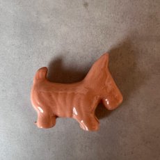 画像8: アメリカ ペールオレンジ スコティッシュテリア犬 陶製ミニチュア置物 DOG 犬雑貨 (8)