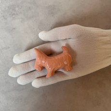 画像10: アメリカ ペールオレンジ スコティッシュテリア犬 陶製ミニチュア置物 DOG 犬雑貨 (10)