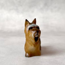 画像4: アメリカ ヨークシャーテリア犬 硬質プラスチック ミニチュア置物 DOG 犬雑貨 (4)