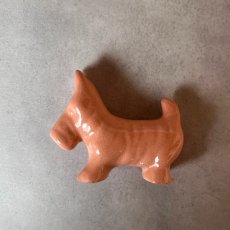 画像7: アメリカ ペールオレンジ スコティッシュテリア犬 陶製ミニチュア置物 DOG 犬雑貨 (7)