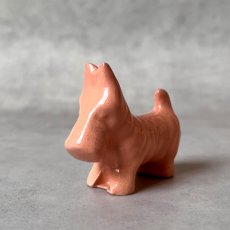画像4: アメリカ ペールオレンジ スコティッシュテリア犬 陶製ミニチュア置物 DOG 犬雑貨 (4)