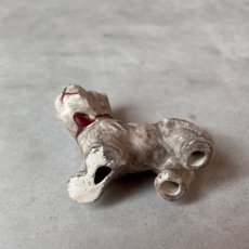 画像8: アメリカ 1950年代 ブラウンスコティッシュテリア犬 小さな陶製ミニチュア犬置物 オキュパイドジャパン 昭和レトロ犬 JAPAN DOG 犬雑貨 (8)