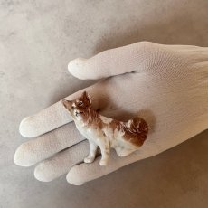 画像10: アメリカ 1950-1970年代 スピッツ犬 GERMANY 787 ドイツ製 小さな陶製ミニチュア犬置物 Spitz Dog Figurine Porcelain Ceramic Figure (10)