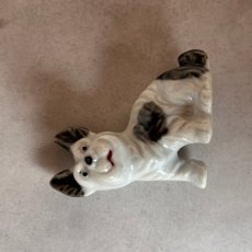 画像6: アメリカ 1950年代 お座りテリア犬 小さな陶製ミニチュア犬置物 オキュパイドジャパン 昭和レトロ犬 JAPAN DOG 犬雑貨 (6)