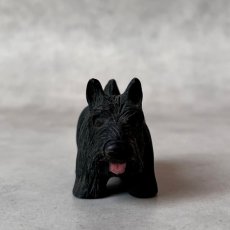 画像4: アメリカ ブラックスコティッシュテリア犬 黒い犬 木製 WOOD ミニチュアハウス DOG 犬雑貨 (4)