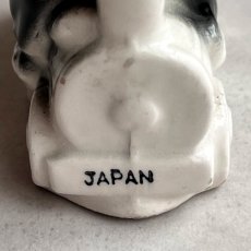 画像6: アメリカ 1950年代 蒸気機関車に乗った犬の親子 オキュパイドジャパン JAPAN DOG 犬雑貨 (6)