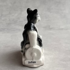 画像5: アメリカ 1950年代 蒸気機関車に乗った犬の親子 オキュパイドジャパン JAPAN DOG 犬雑貨 (5)