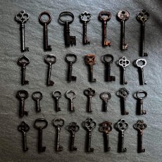 画像6: アメリカ 1920年頃-1950年代 刻印Y アンティーク キャビネットキー 幸運の鍵 ラッキーアイテム 開運/縁起物/お守り (6)