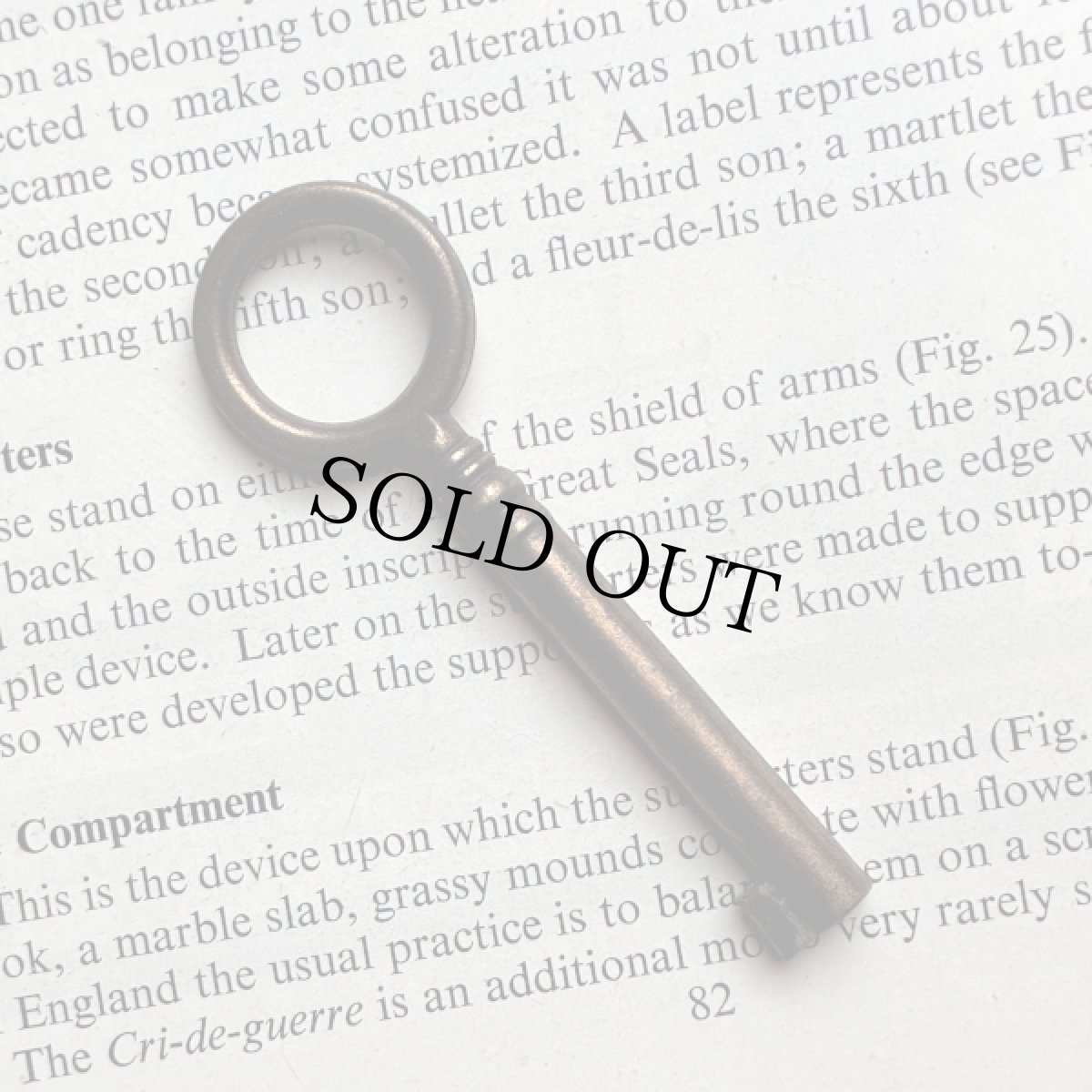 画像4: フランス 1900-1950年代頃 フランス製 アンティーク装飾キー｜フランスの時を閉じ込めた飾りたくなる鍵｜(約7.1cm) (4)