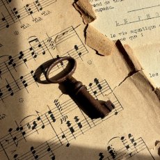 画像1: フランス アンティークキー 幸運と絆をつなぐ古鍵 チャンス・信頼・愛｜(約5.1cm) EW0821 (1)