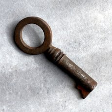 画像1: フランス アンティークキー 幸運と絆をつなぐ古鍵 チャンス・信頼・愛｜(約4.9cm) EW0825 (1)