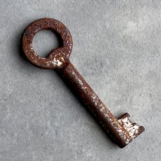 画像6: フランス アンティークキー 幸運と絆をつなぐ古鍵 チャンス・信頼・愛｜(約5.3cm) EW0818 (6)