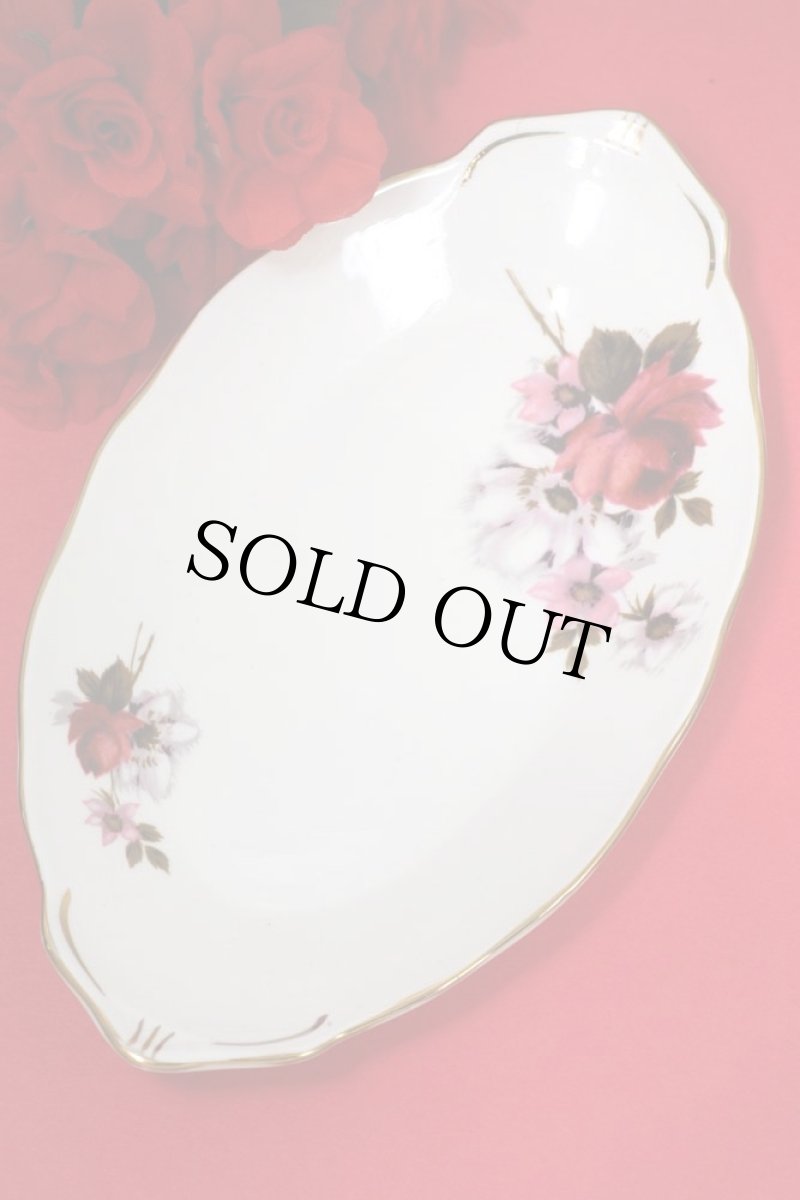 画像2: 〈イギリス〉ロイヤルスタッフォードの長皿　ハニーバンチ (2)