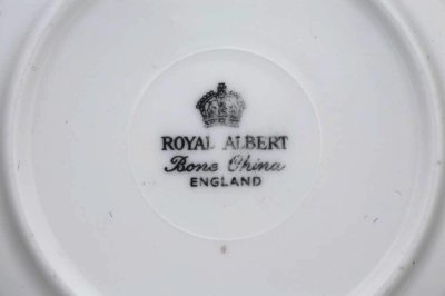 画像3: 〈イギリス〉ロイヤルアルバートフリルの小さなお皿ピンクローズ