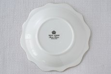 画像3: 〈イギリス〉ロイヤルアルバートフリルの小さなお皿イエローピンクローズ (3)