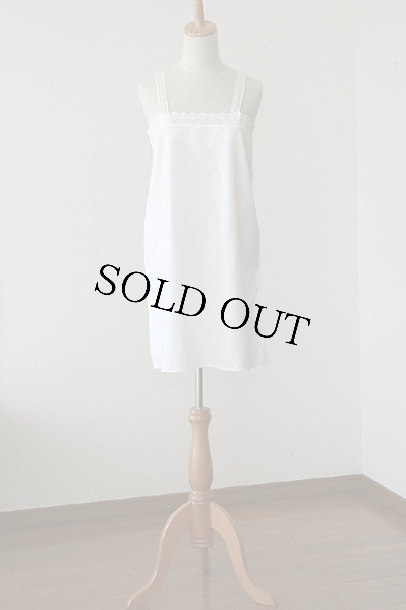 画像3: 〈ドイツ〉ビンテージジャーマンコットンシェルプラウエンレース手刺繍HS (3)