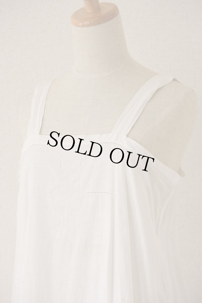 画像2: 〈ヨーロッパ〉アンティークコットンナイトドレス　RE手刺繍 (2)