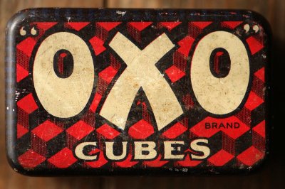 画像1: イギリスアンティーク缶OXO1028