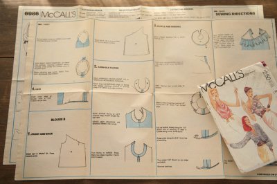 画像3: 1980年イギリスビンテージ　トップスの型紙
