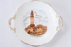 画像3: 〈イギリス〉ロイヤルスタンダードのハンドル付き絵皿シティーホール (3)