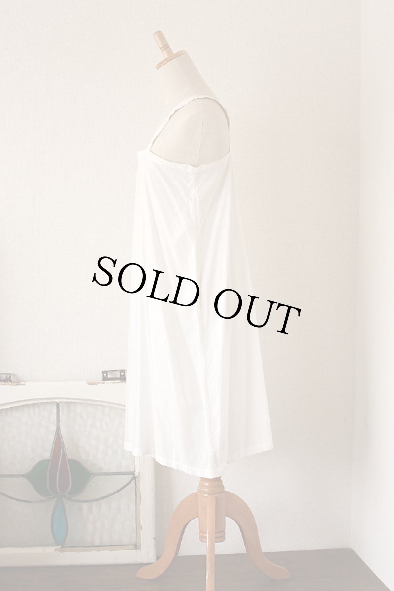 画像5: 〈ヨーロッパ〉アンティークコットンナイトドレス　RE手刺繍 (5)