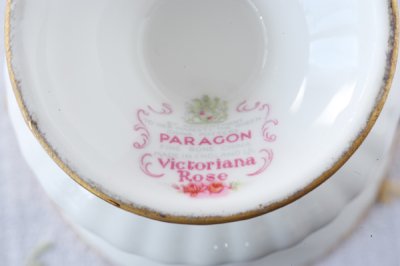 画像3: 〈イギリス〉パラゴン　ヴィクトリアローズ　フラワーベース花瓶