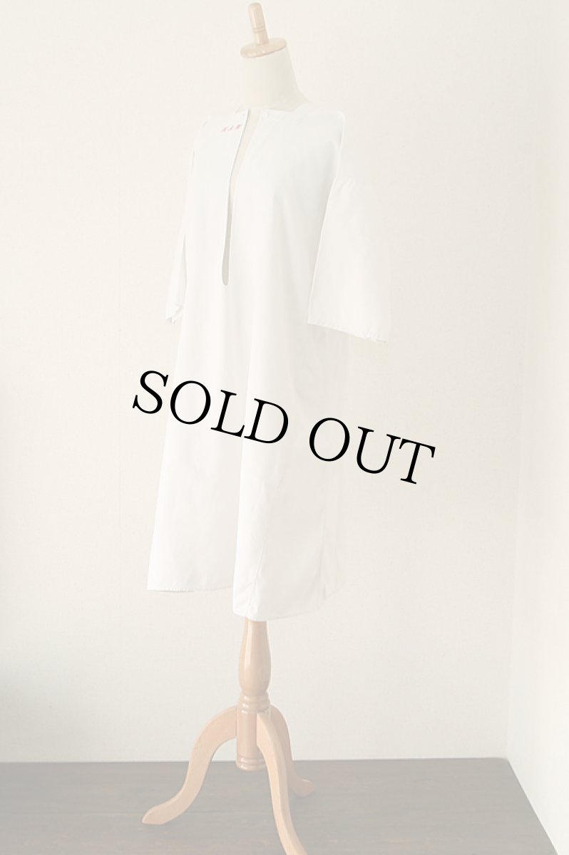 画像2: 〈ドイツ〉ホームスパンアンティークジャーマンリネン モノグラム手刺繍KAH (2)