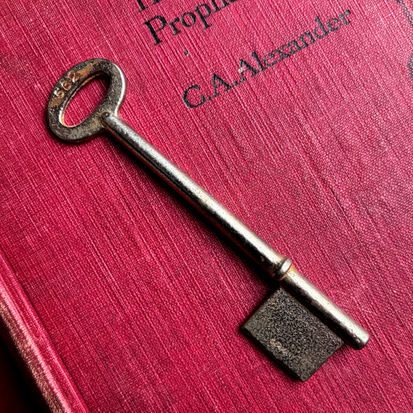 ドイツ 1950-1970年代頃 ドイツ製家具用鍵 刻印Taylor Germany No562 アンティークキー｜(約9.5cm)など新着アップ