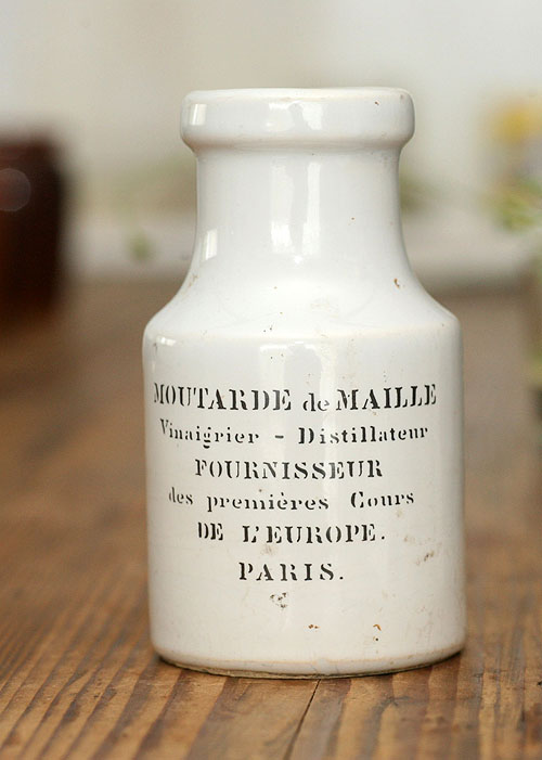 フランス〉1930年代 MOUTARDE de MAILLE マスタードポット陶器